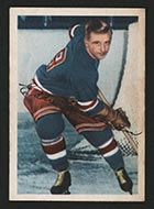 1953-1954 Parkhurst #61 Ed Kullman New York Rangers - Front