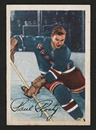 1953-1954 Parkhurst #63 Paul Ronty New York Rangers - Front