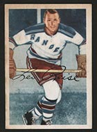 1953-1954 Parkhurst #65 Leo Reise New York Rangers - Front
