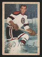 1953-1954 Parkhurst #71 Fred Hucul Chicago Black Hawks - Front