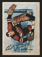 1953-1954 Parkhurst #82 Al Rollins Chicago Black Hawks - Front