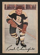 1953-1954 Parkhurst #89 Real Chevrefils Boston Bruins - Front