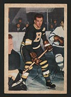 1953-1954 Parkhurst #90 Ed Sandford Boston Bruins - Front