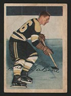 1953-1954 Parkhurst #93 Leo Labine Boston Bruins - Front