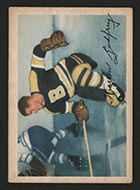 1953-1954 Parkhurst #95 Warren Godfrey Boston Bruins - Front