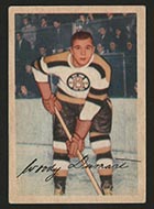 1953-1954 Parkhurst #96 Woody Dumart Boston Bruins - Front