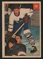 1954-1955 Parkhurst #19 Eric Nesterenko (Lucky Premium) Toronto Maple Leafs - Front