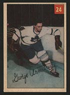 1954-1955 Parkhurst #24 George Armstrong Toronto Maple Leafs - Front