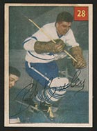 1954-1955 Parkhurst #28 Bob Bailey Toronto Maple Leafs - Front