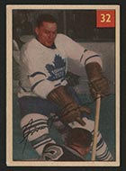 1954-1955 Parkhurst #32 Jim Thompson (Thomson) Toronto Maple Leafs - Front