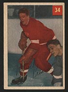 1954-1955 Parkhurst #34 Marcel Pronovost Detroit Redwings - Front