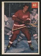 1954-1955 Parkhurst #40 Glen Skov Detroit Redwings - Front