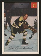 1954-1955 Parkhurst #51 Bill Quackenbush Boston Bruins - Front