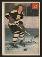 1954-1955 Parkhurst #52 Hal Laycoe Boston Bruins - Front