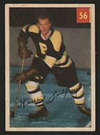 1954-1955 Parkhurst #56 Warren Godfrey (Lucky Premium) Boston Bruins - Front