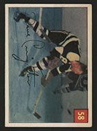 1954-1955 Parkhurst #58 Dave Creighton Boston Bruins - Front