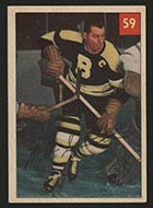 1954-1955 Parkhurst #59 Milt Schmidt (Lucky Premium) Boston Bruins - Front