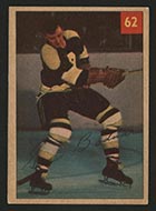 1954-1955 Parkhurst #62 Gus Bodnar Boston Bruins - Front