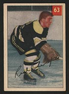 1954-1955 Parkhurst #63 Real Chevrefils Boston Bruins - Front