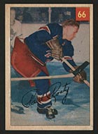 1954-1955 Parkhurst #66 Paul Ronty New York Rangers - Front