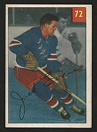 1954-1955 Parkhurst #72 Jack Evans New York Rangers - Front