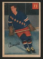 1954-1955 Parkhurst #73 Camille Henry New York Rangers - Front
