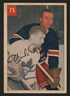 1954-1955 Parkhurst #75 Nick Mickoski New York Rangers - Front