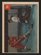 1954-1955 Parkhurst #91 Battle of the All-Stars - Front