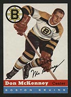 1954-1955 Topps #35 Don McKenney Boston Bruins - Front