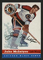 1954-1955 Topps #43 Jake McIntyre Chicago Black Hawks - Front
