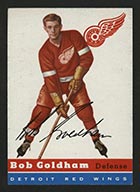 1954-1955 Topps #46 Bob Goldham Detroit Red Wings - Front