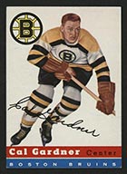 1954-1955 Topps #47 Cal Gardner Boston Bruins - Front