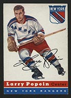 1954-1955 Topps #55 Larry Popein New York Rangers - Front