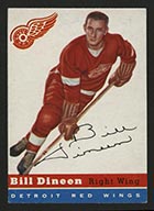 1954-1955 Topps #57 Bill Dineen Detroit Red Wings - Front