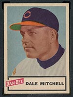 1954 Dan-Dee Potato Chips Dale Mitchell Cleveland Indians - Front