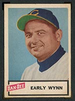 1954 Dan-Dee Potato Chips Early Wynn Cleveland Indians - Front