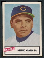 1954 Dan-Dee Potato Chips Mike Garcia Cleveland Indians - Front