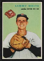 1954 Wilson Franks Sammy White Boston Red Sox - Front