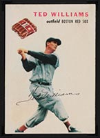 1954 Wilson Franks Ted Williams Boston Red Sox - Front