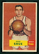 1957-1958 Topps #26 Gene Shue Detroit Pistons - Front