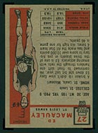 1957-1958 Topps #27 Ed Macauley St. Louis Hawks - Back