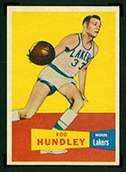 1957-1958 Topps #43 Rod Hundley Minneapolis Lakers - Front