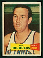 1957-1958 Topps #56 Bob Houbregs Detroit Pistons - Front