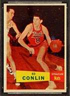 1957-1958 Topps #58 Ed Conlin Syracuse Nationals - Front