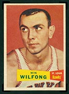 1957-1958 Topps #65 Win Wilfong St. Louis Hawks - Front