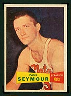1957-1958 Topps #72 Paul Seymour Syracuse Nationals - Front