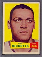 1957-1958 Topps #8 Dick Ricketts Cincinnati Royals - Front