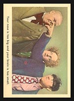 1959 Fleer Three Stooges #29 Small brain - Front