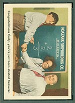 1959 Fleer Three Stooges #62 2 + 2 = 3 - Front