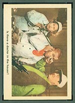 1959 Fleer Three Stooges #83 Doctor in the house - Front
